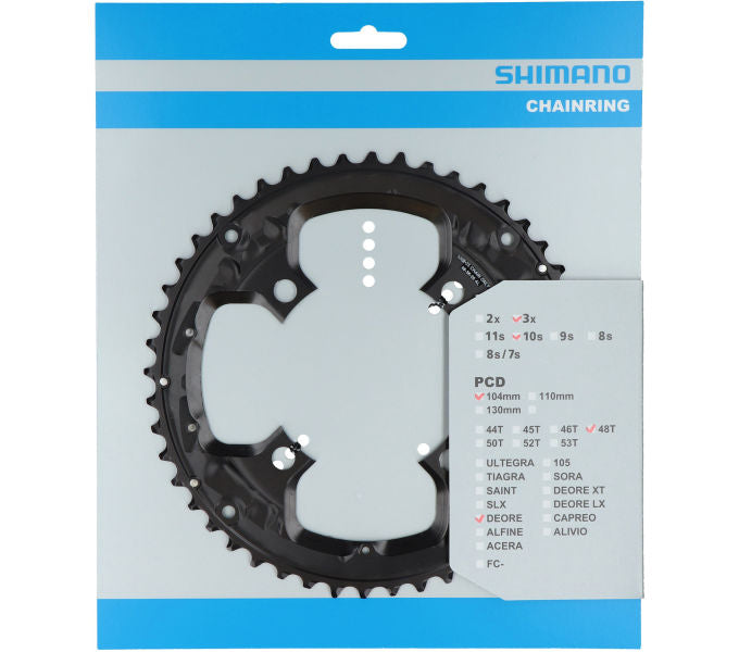 Kettenblatt SHIMANO Kettenblatt DEORE FC-T6010 48 Zähne