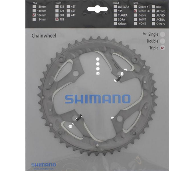 Kettenblatt SHIMANO Kettenblatt DEORE LX FC-T671 48 Zähne