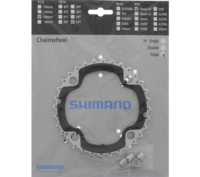 Kettenblatt SHIMANO Kettenblatt DEORE XT FC-M770-10 FC-M780 32 Zähne