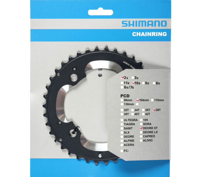 Kettenblatt SHIMANO Kettenblatt DEORE XT FC-M785 38 Zähne