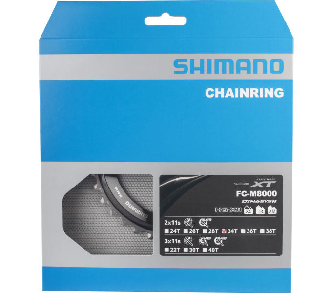 Kettenblatt SHIMANO Kettenblatt DEORE XT FC-M8000 34 Zähne