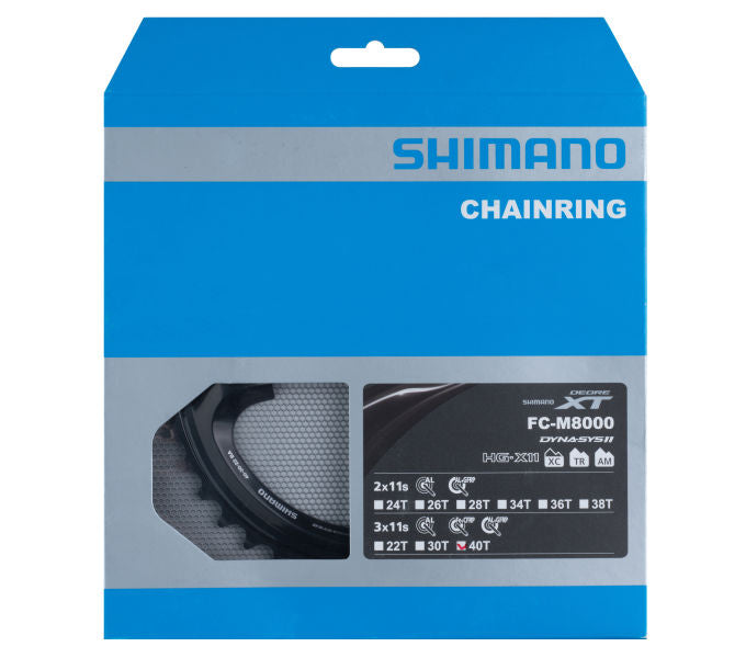 Kettenblatt SHIMANO Kettenblatt DEORE XT FC-M8000 40 Zähne