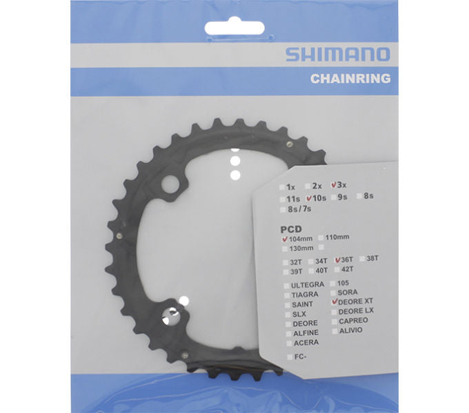 Kettenblatt SHIMANO Kettenblatt DEORE XT FC-T780 FC-T781 36 Zähne