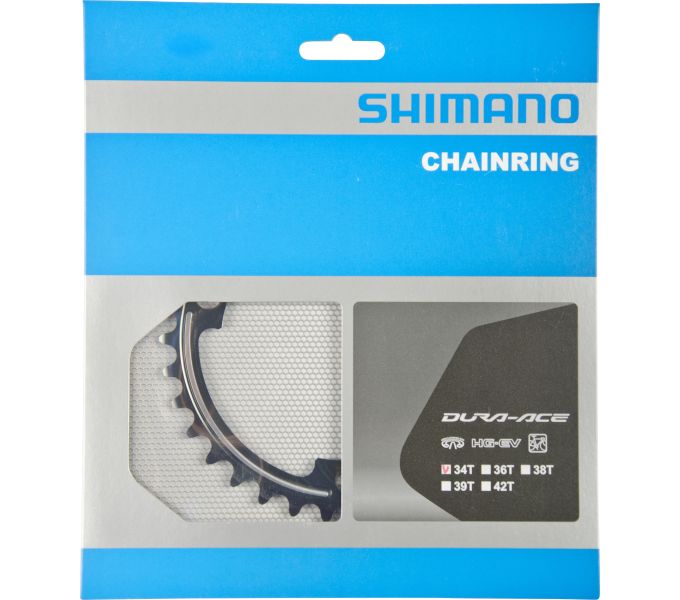 Kettenblatt SHIMANO Kettenblatt DURA-ACE FC-9000 34 Zähne Schwarz