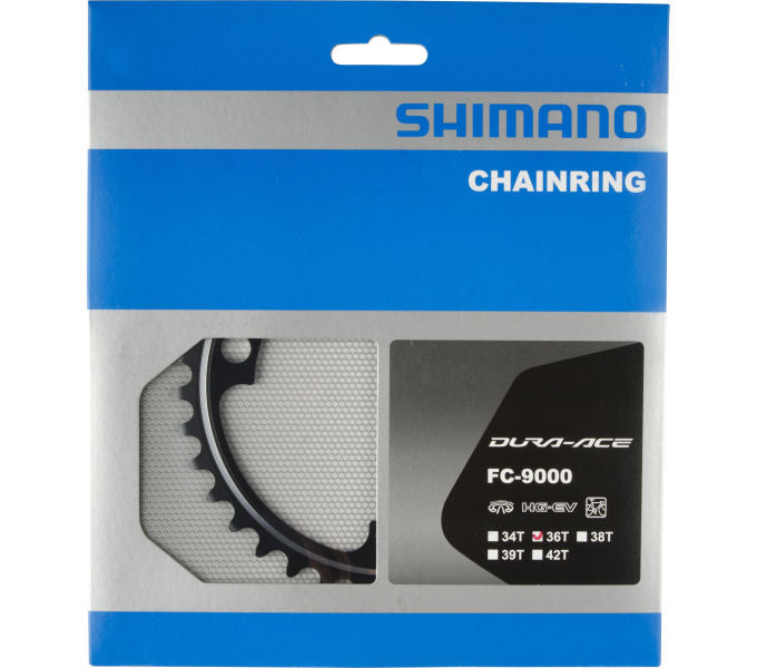 Kettenblatt SHIMANO Kettenblatt DURA-ACE FC-9000 36 Zähne Schwarz