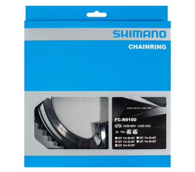 Kettenblatt SHIMANO Kettenblatt DURA-ACE FC-R9100 52 Zähne