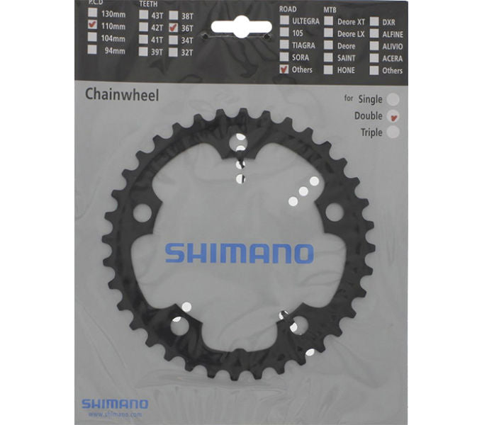 Kettenblatt SHIMANO Kettenblatt FC-CX50 36 Zähne Schwarz