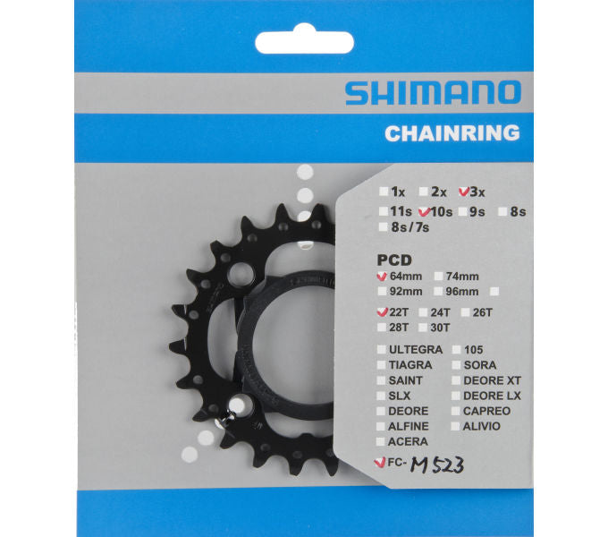 Kettenblatt SHIMANO Kettenblatt FC-MT500 22 Zähne