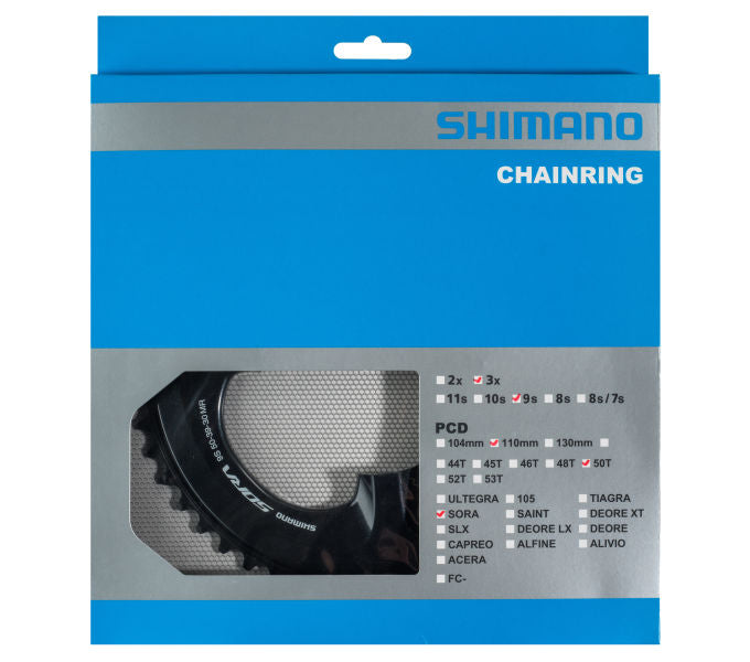 Kettenblatt SHIMANO Kettenblatt FC-R3030 50 Zähne Schwarz