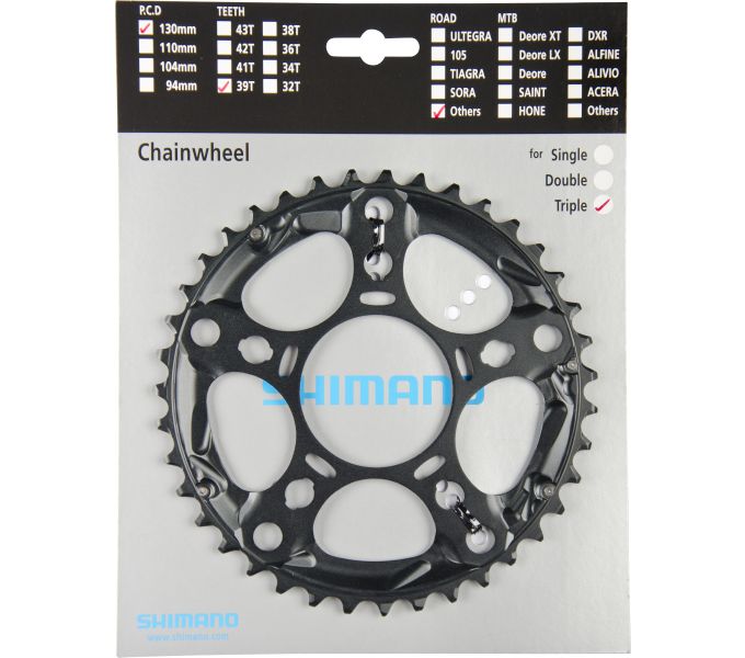 Kettenblatt SHIMANO Kettenblatt FC-R563 39 Zähne Schwarz