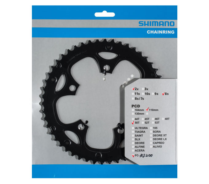 Kettenblatt SHIMANO Kettenblatt FC-RS200 50 Zähne für KSR