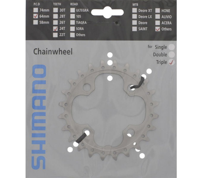 Kettenblatt SHIMANO Kettenblatt FC-T551 24 Zähne (AE)