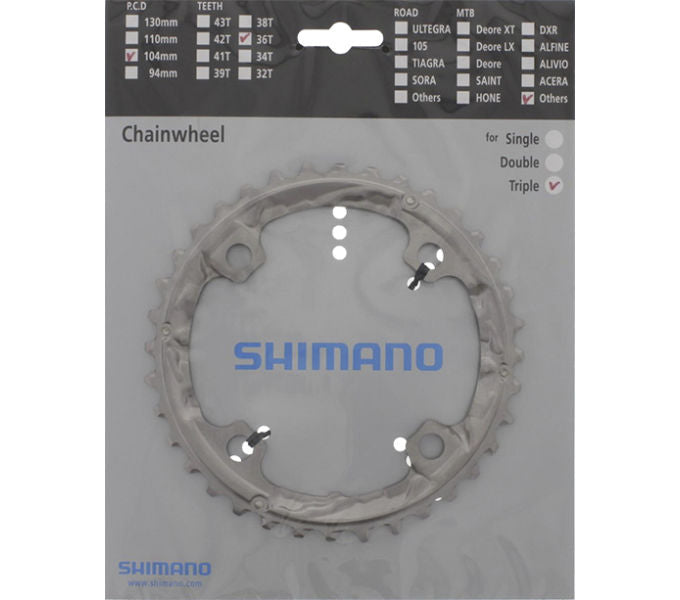 Kettenblatt SHIMANO Kettenblatt FC-T551 36 Zähne (AL)