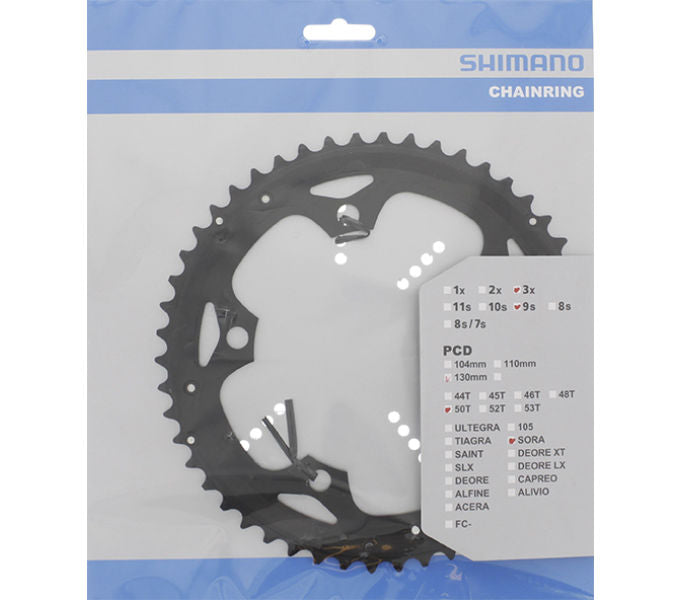 Kettenblatt SHIMANO Kettenblatt SORA FC-3503 50 Zähne Schwarz