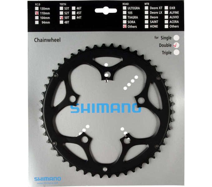 Kettenblatt SHIMANO Kettenblatt SORA FC-R345 50 Zähne Schwarz