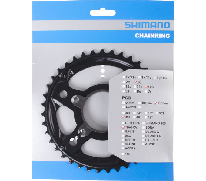 Kettenblatt SHIMANO Kettenblatt TIAGRA FC-4703 39 Zähne Grau