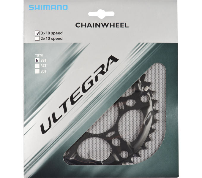 Kettenblatt SHIMANO Kettenblatt ULTEGRA FC-6703 39 Zähne Grau