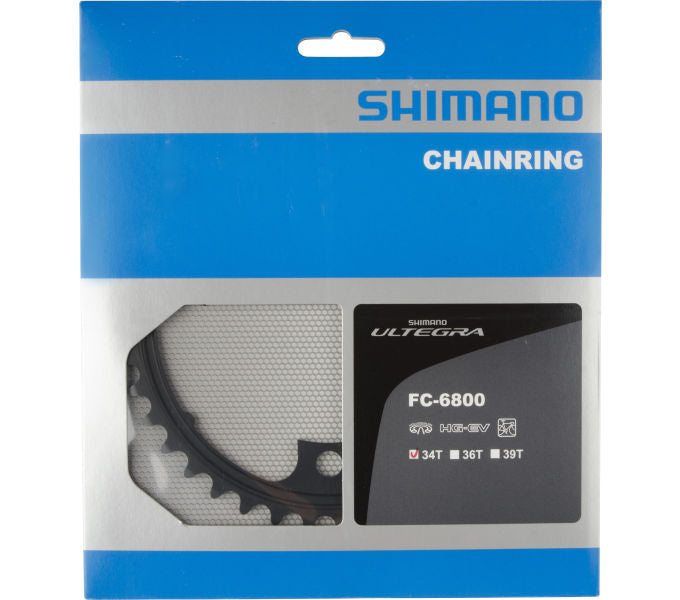 Kettenblatt SHIMANO Kettenblatt ULTEGRA FC-6800 34 Zähne Schwarz