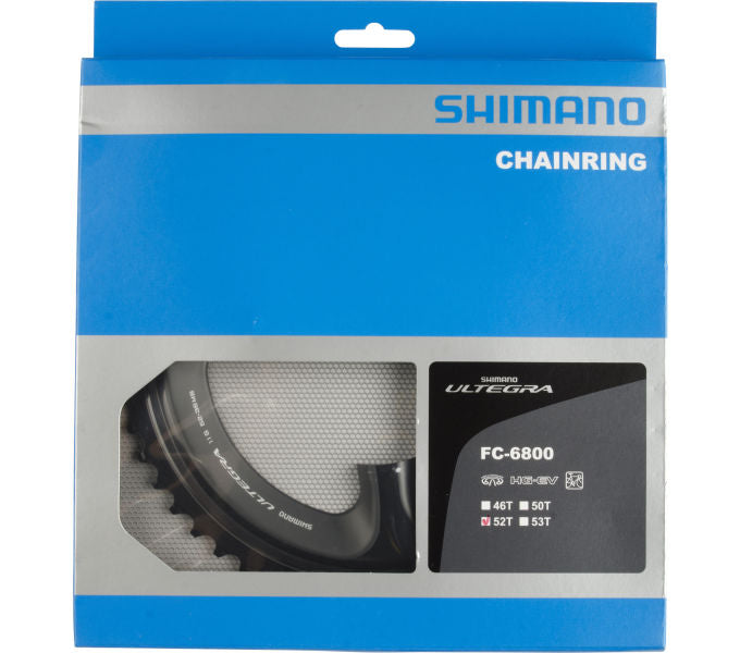 Kettenblatt SHIMANO Kettenblatt ULTEGRA FC-6800 52 Zähne Grau