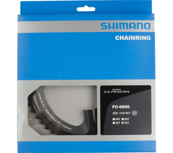 Kettenblatt SHIMANO Kettenblatt ULTEGRA FC-6800 53 Zähne Grau