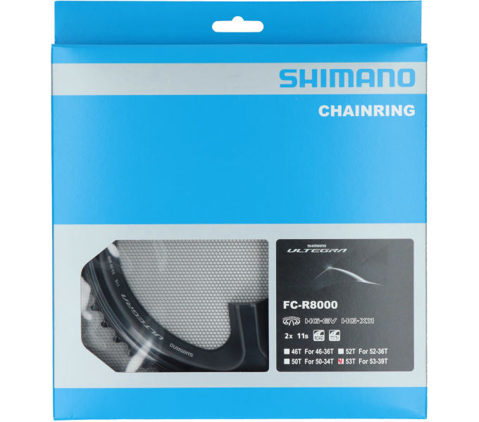 Kettenblatt SHIMANO Kettenblatt ULTEGRA FC-R8000 53 Zähne Schwarz