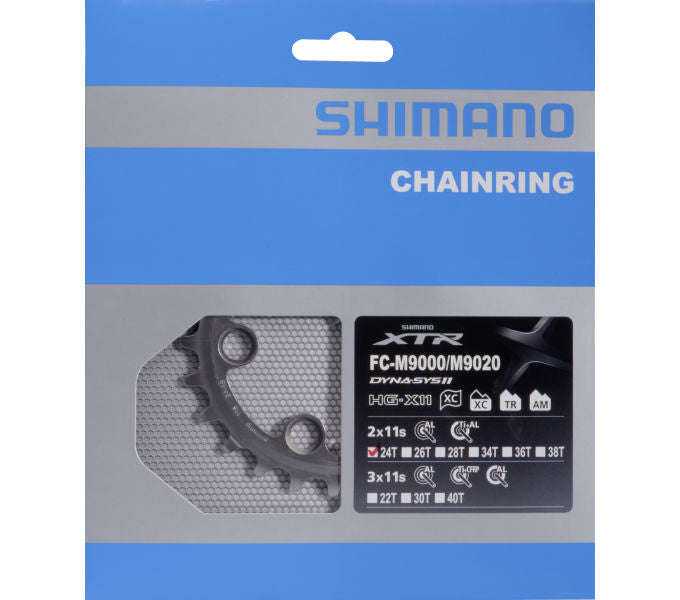 Kettenblatt SHIMANO Kettenblatt XTR FC-M9000 FC-M9020 24 Zähne