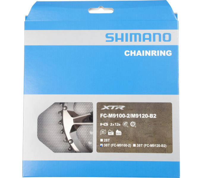 Kettenblatt SHIMANO Kettenblatt XTR FC-M9100 FC-M9120 38 Zähne