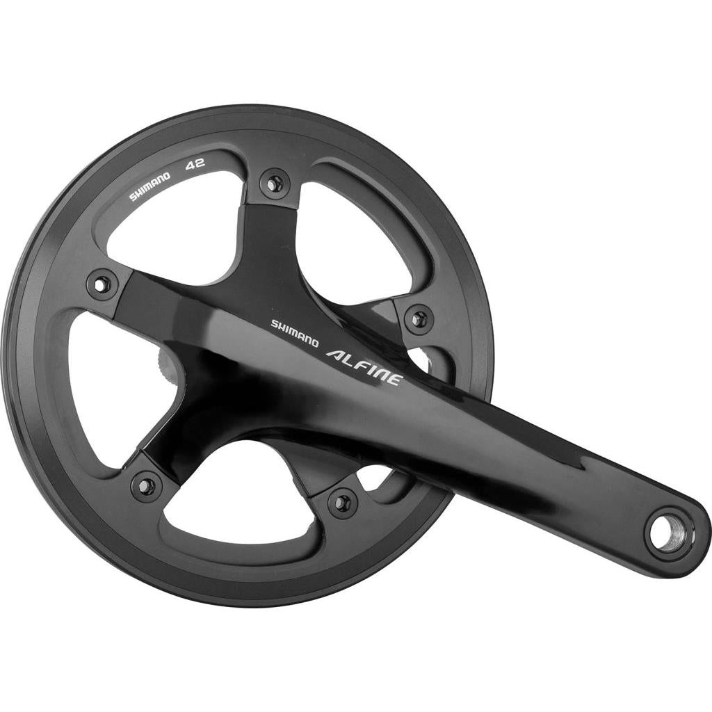 Kurbelgarnitur Rennrad Shimano Kurbelgarnitur Alfine 170 42