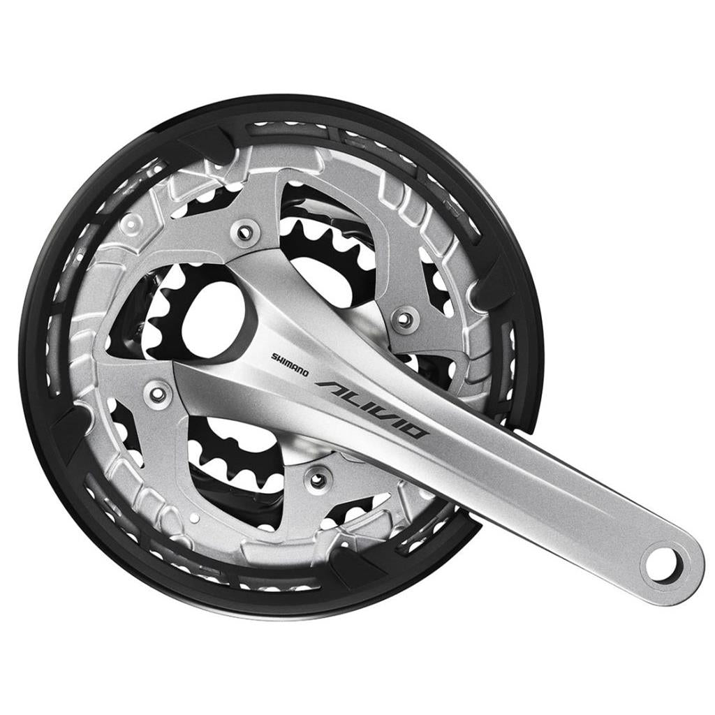 Kurbelgarnitur Trekking Shimano Kurbelgarnitur Alivio 170 44-32-22Sil