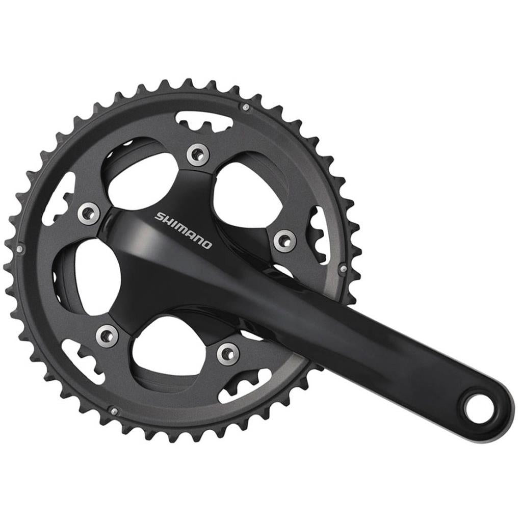 Kurbelgarnitur Rennrad Shimano Kurbelgarnitur Cx50 175 46-36 Schwarz