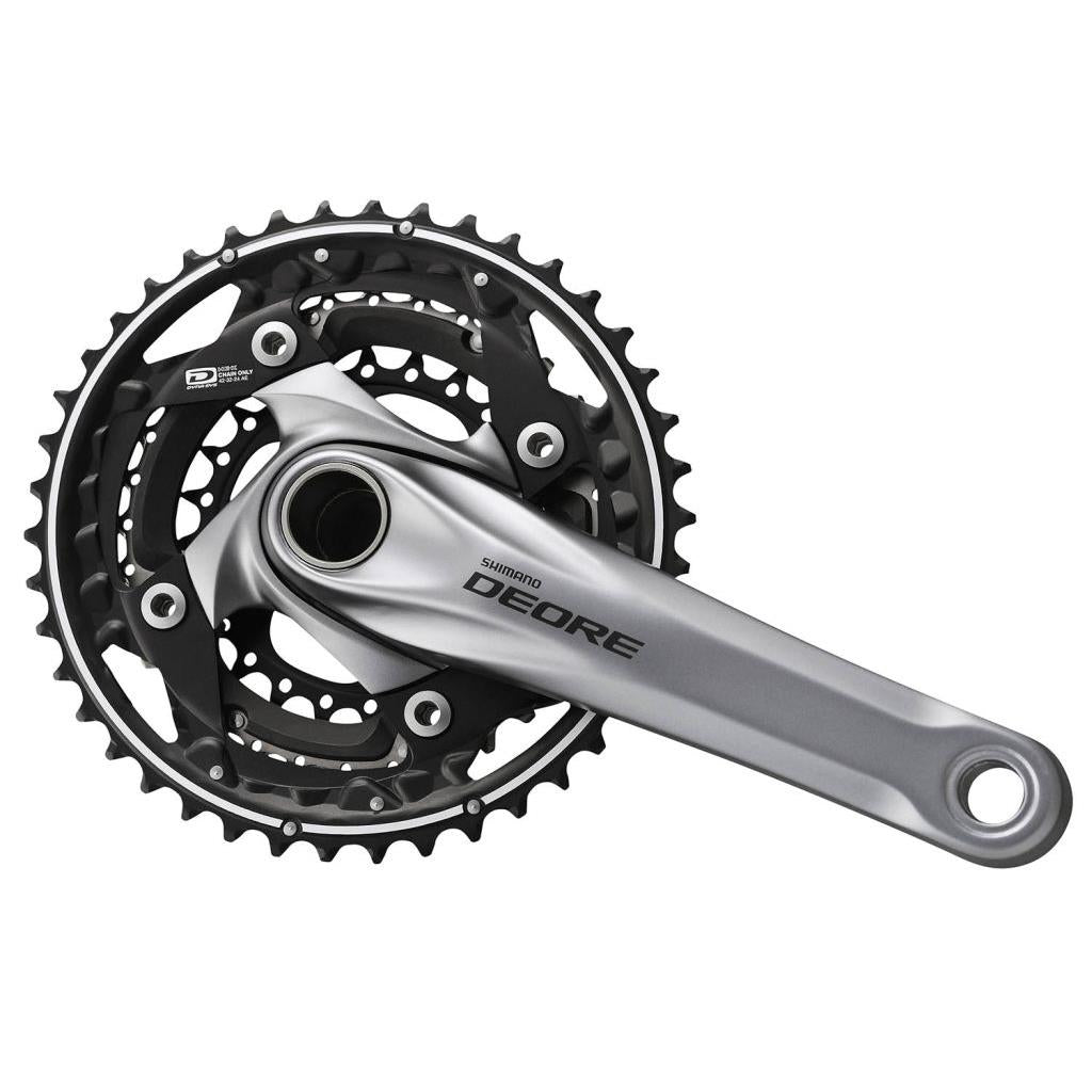 Kurbelgarnitur MTB Shimano Kurbelgarnitur Deore 170 42-32-24 Silber