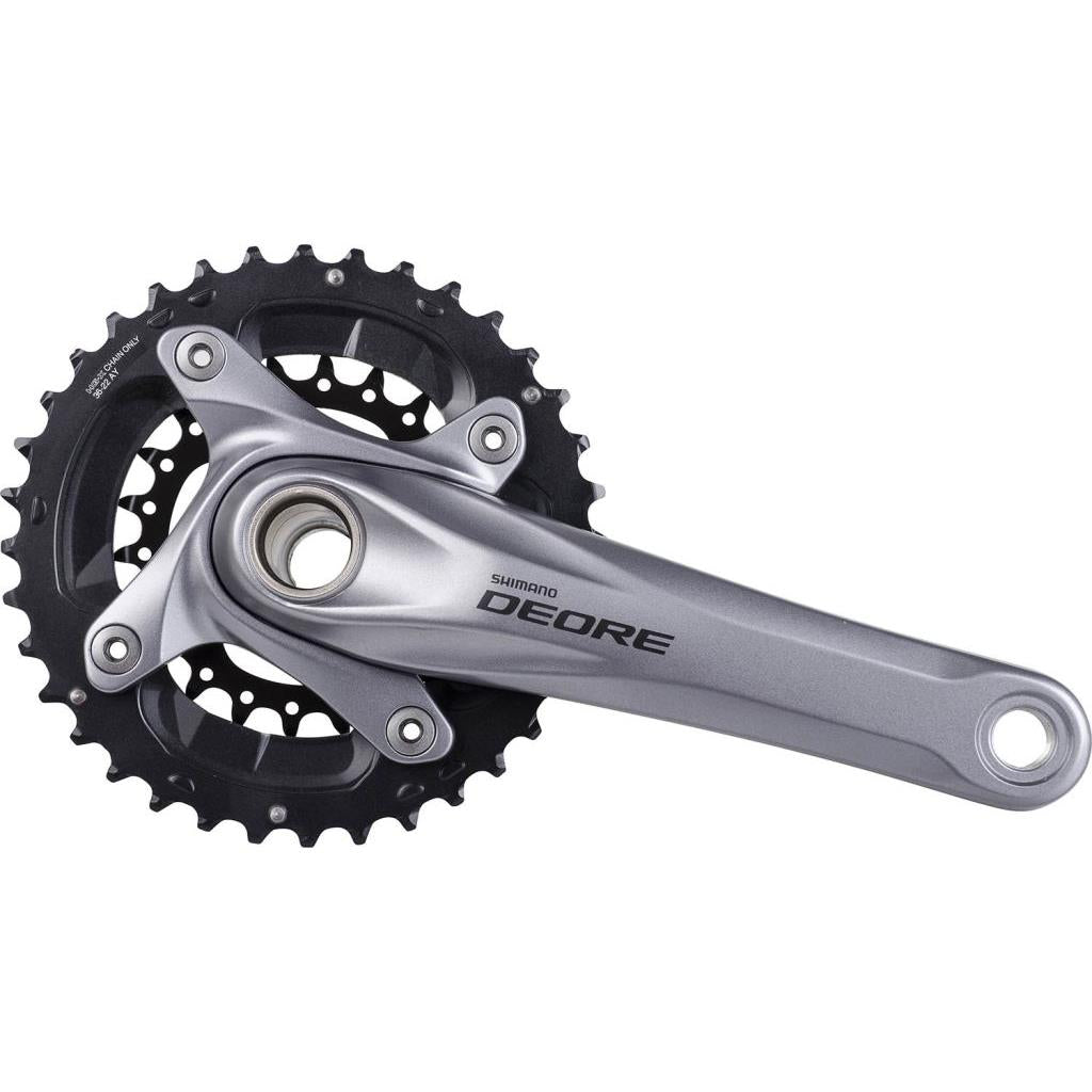 Kurbelgarnitur MTB Shimano Kurbelgarnitur Deore 175 36-22 Silber