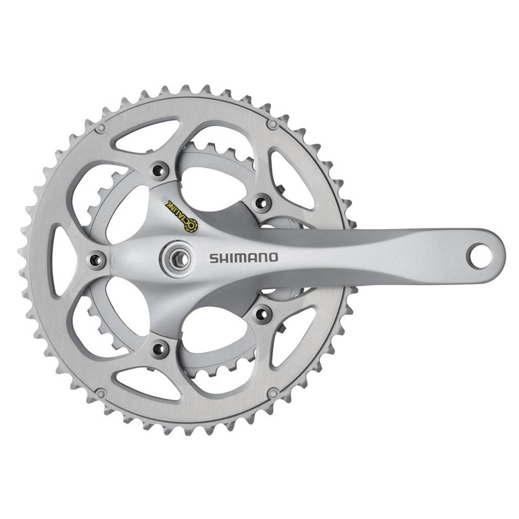 Kurbelgarnitur Rennrad Shimano Kurbelgarnitur R345 175 Oct 50-34 Sil