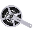 Kurbelgarnitur Trekking Shimano Kurbelgarnitur TY501 175 4K 423424Sil