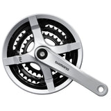 Kurbelgarnitur Trekking Shimano Kurbelgarnitur TY501 175 4K 483828Sil