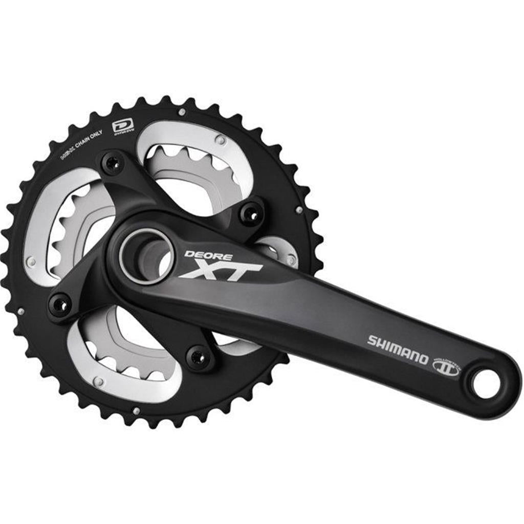 Kurbelgarnitur MTB Shimano Kurbelgarnitur XT 175 HT2 38-26 Black