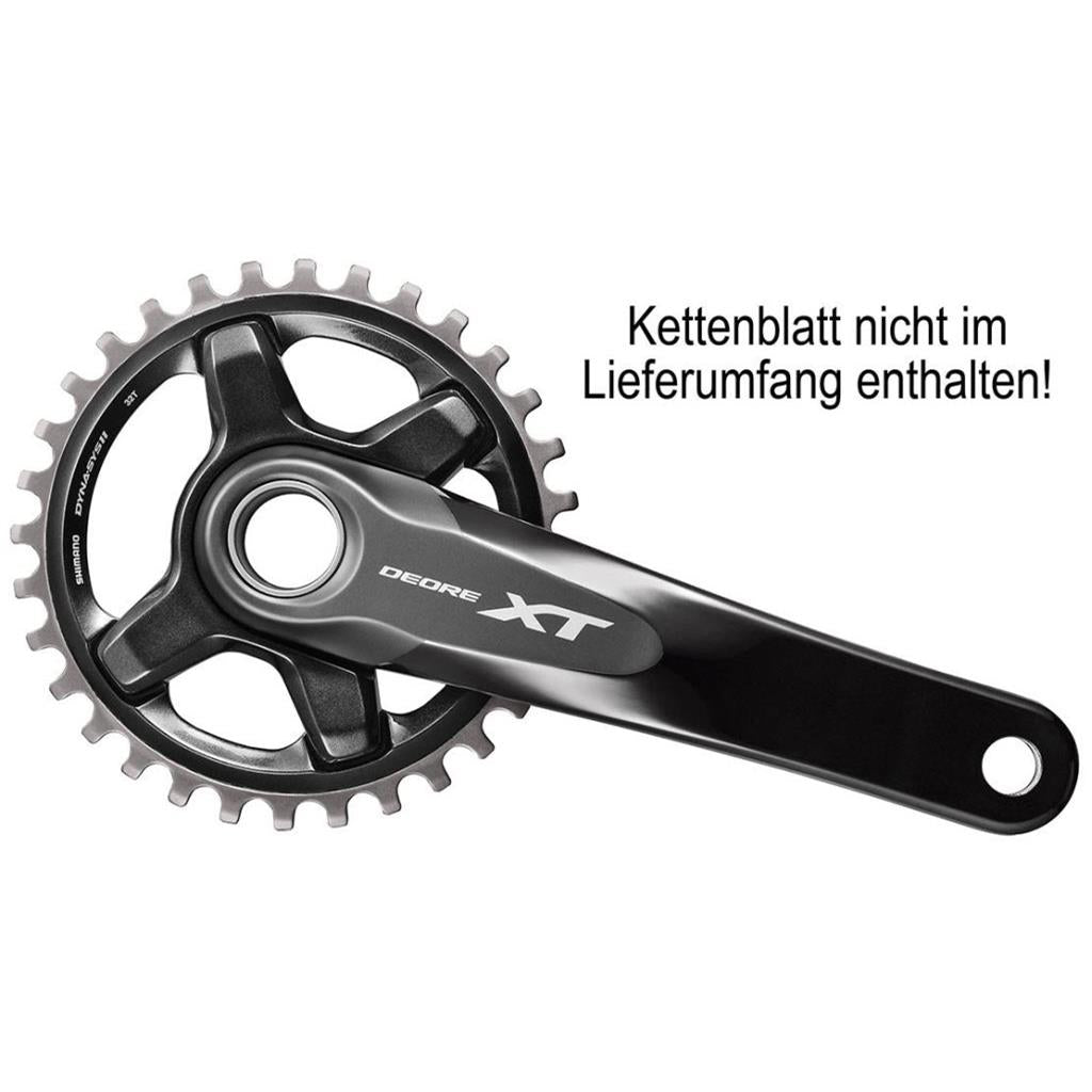 Kurbelgarnitur MTB Shimano Kurbelgarnitur XT 175 OKbl 3mm Ob