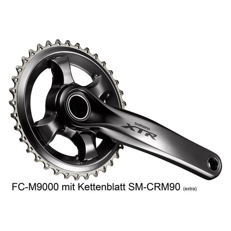 Kurbelgarnitur MTB Shimano Kurbelgarnitur XTR 170 EngQ OKbl