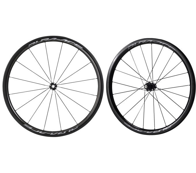 Laufrad SHIMANO Laufradsatz DURA-ACE WH-R9100-C40-TU Schwarz QR 133 mm-QR 163 mm 100 mm-130 m