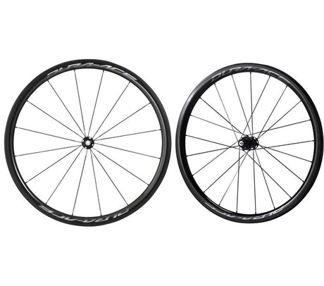 Laufrad SHIMANO Laufradsatz DURA-ACE WH-R9100-C40-TU Schwarz QR 133 mm-QR 163 mm 100 mm-130 m