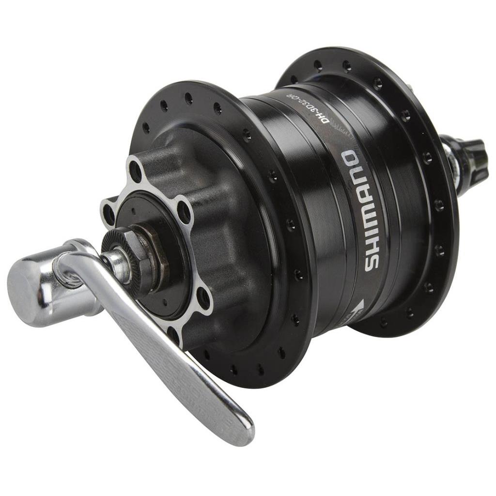 Naben vorne Shimano Nabendynamo 3D32 32L Qr 6L Sch