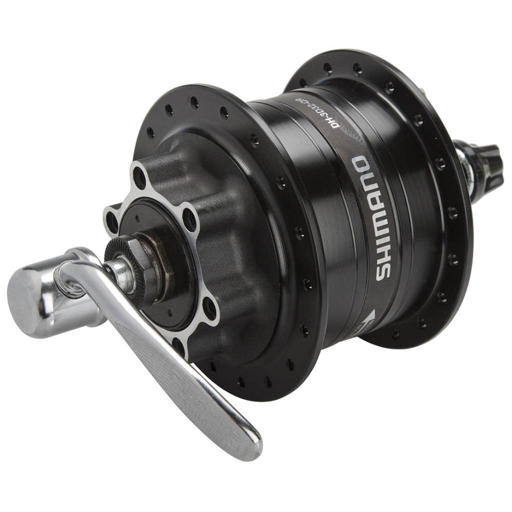 Naben vorne Shimano Nabendynamo 3D32 36L 6L Qr Sch