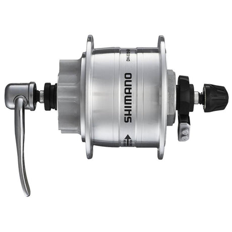 Naben vorne Shimano Nabendynamo 3D32 36L 6L Qr Sil