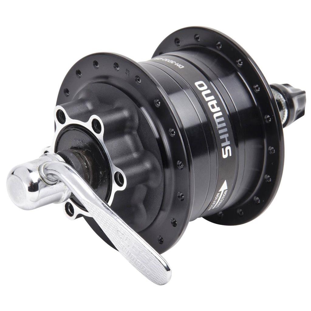 Naben vorne Shimano Nabendynamo 3D32 36L Nt 6L Sch