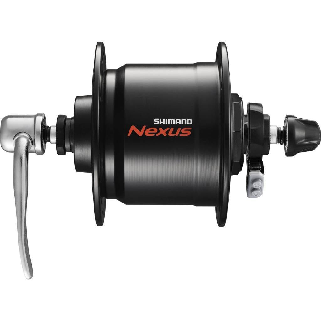 Naben vorne Shimano Nabendynamo Nexus 36L Qr Schw