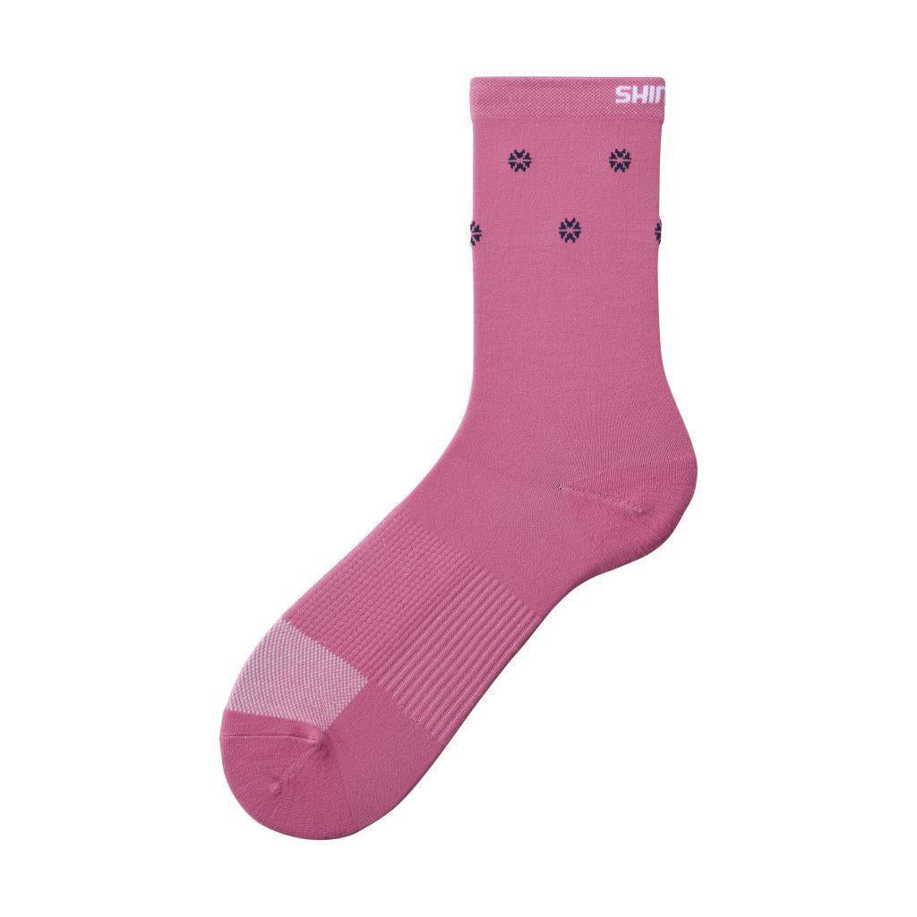 Unisex Shimano Orig Tall Socks Pink-Blau
