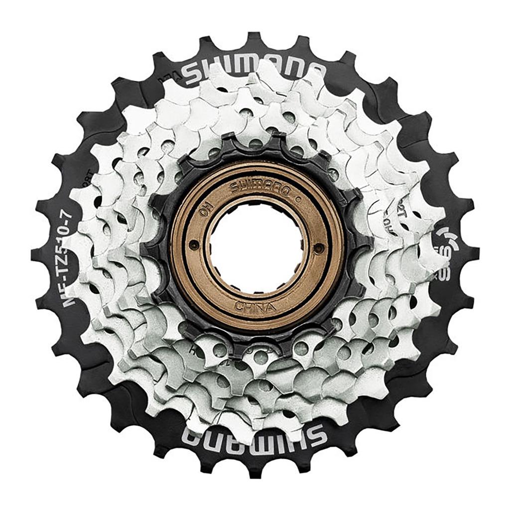 Kassettenkränze komplett Shimano Schraubkranz TZ510 7f 14-28Z