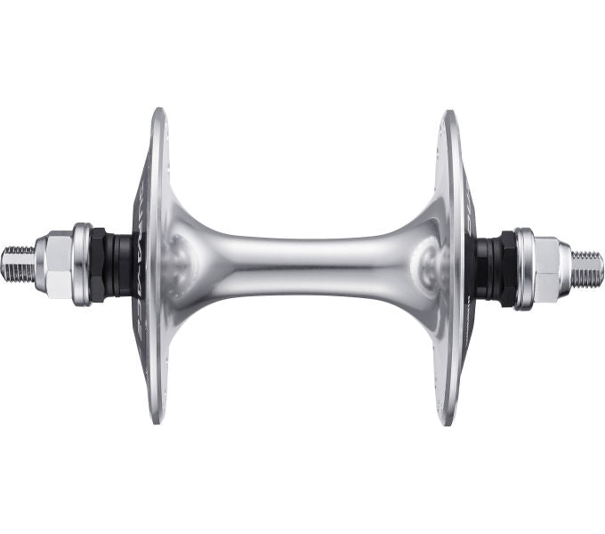 Vorderradnabe SHIMANO Vorderradnabe DURA-ACE TRACK HB-7600 36 Loch Vollachse m Muttern Silber