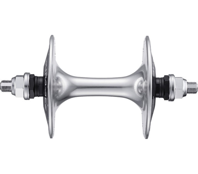 Vorderradnabe SHIMANO Vorderradnabe DURA-ACE TRACK HB-7600 36 Loch Vollachse m Muttern Silber