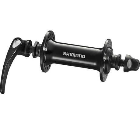 Vorderradnabe SHIMANO Vorderradnabe HB-RS300 36 Loch Schnellspanner 100 mm Schwarz